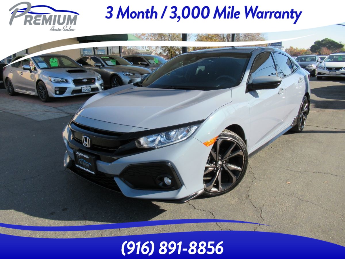 Sold 2019 Honda Civic Hatchback Sport Backup Camera 1 Owner Under Warranty In Sacramento