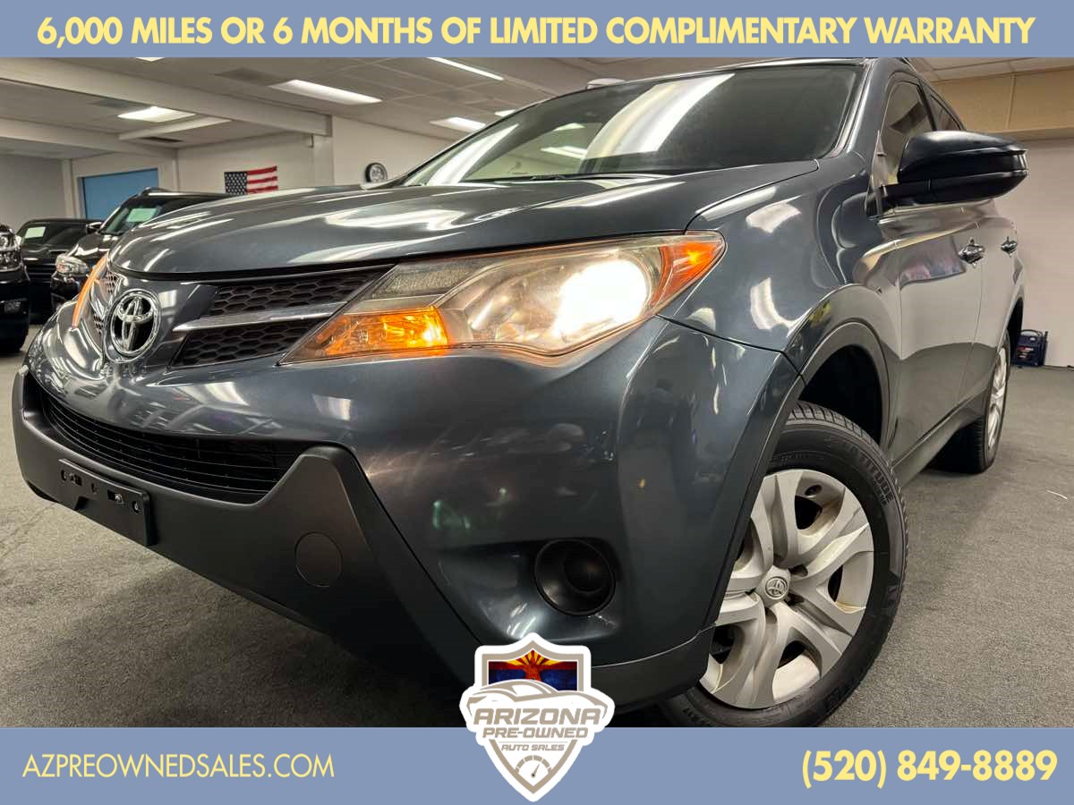 Used 2013 Toyota RAV4 LE with VIN JTMZFREV1DD001851 for sale in Tucson, AZ