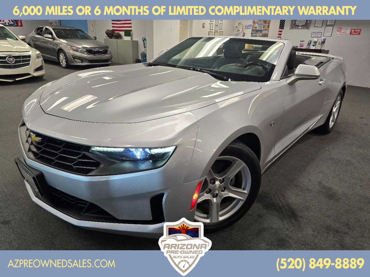 Used 2019 Chevrolet Camaro 1LT with VIN 1G1FB3DS6K0135027 for sale in Tucson, AZ