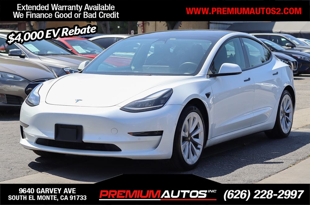 2022 Tesla Model 3 ($4K EV REBATE)