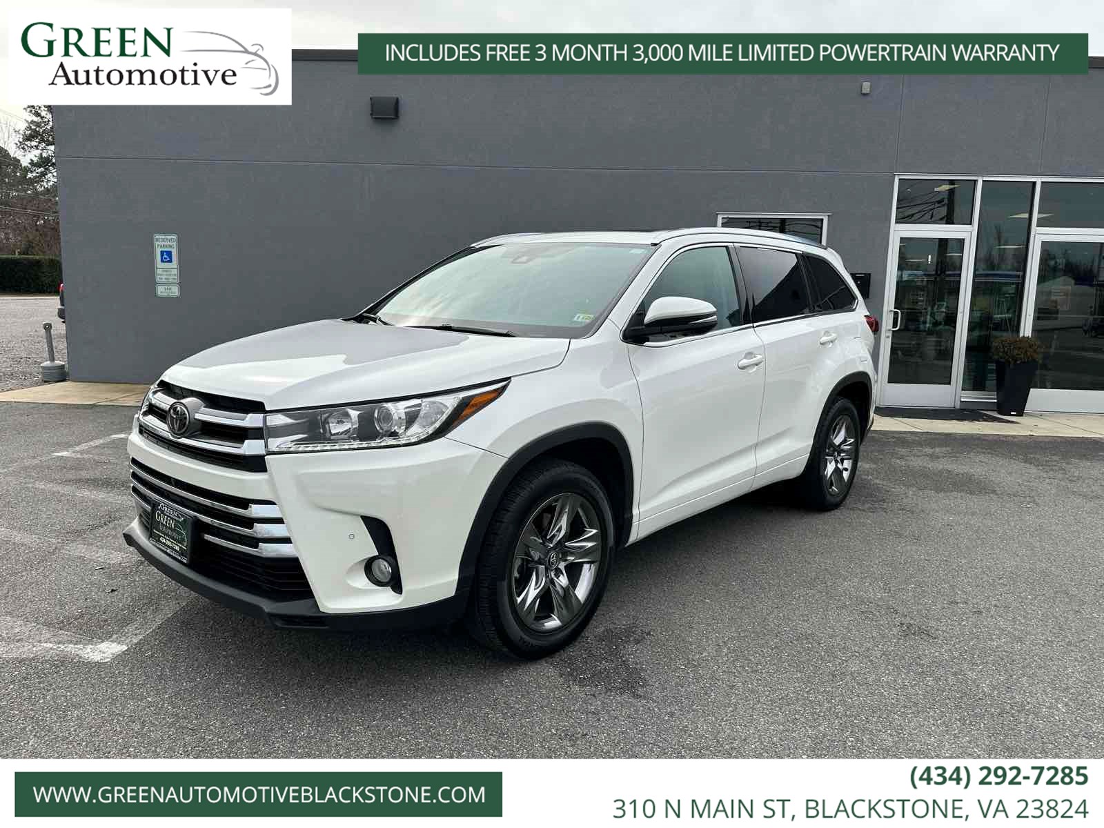 2018 Toyota Highlander Limited Platinum