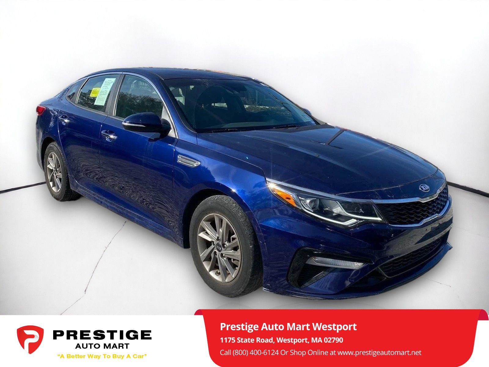 Used 2020 Kia Optima LX with VIN 5XXGT4L37LG396059 for sale in Westport, MA