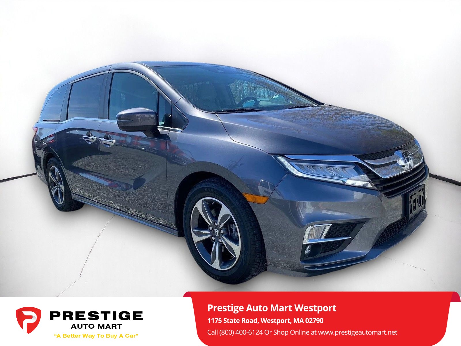 Used 2018 Honda Odyssey Touring with VIN 5FNRL6H84JB049992 for sale in Westport, MA