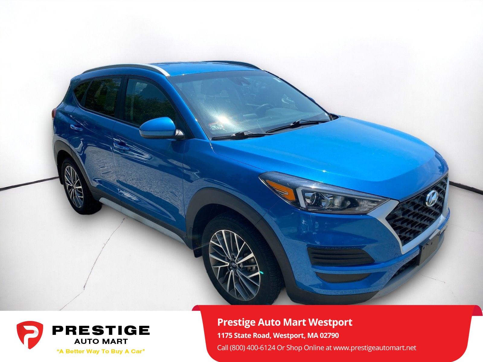 Used 2019 Hyundai Tucson SEL with VIN KM8J3CAL6KU948416 for sale in Westport, MA