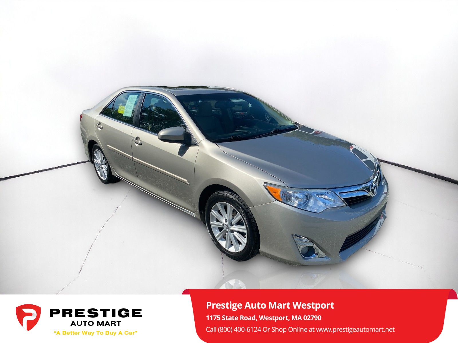 Used 2014 Toyota Camry XLE with VIN 4T1BK1FK3EU546613 for sale in Westport, MA