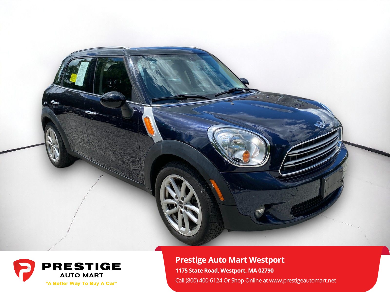 Used 2015 MINI Countryman Countryman with VIN WMWZB3C57FWR46416 for sale in Westport, MA