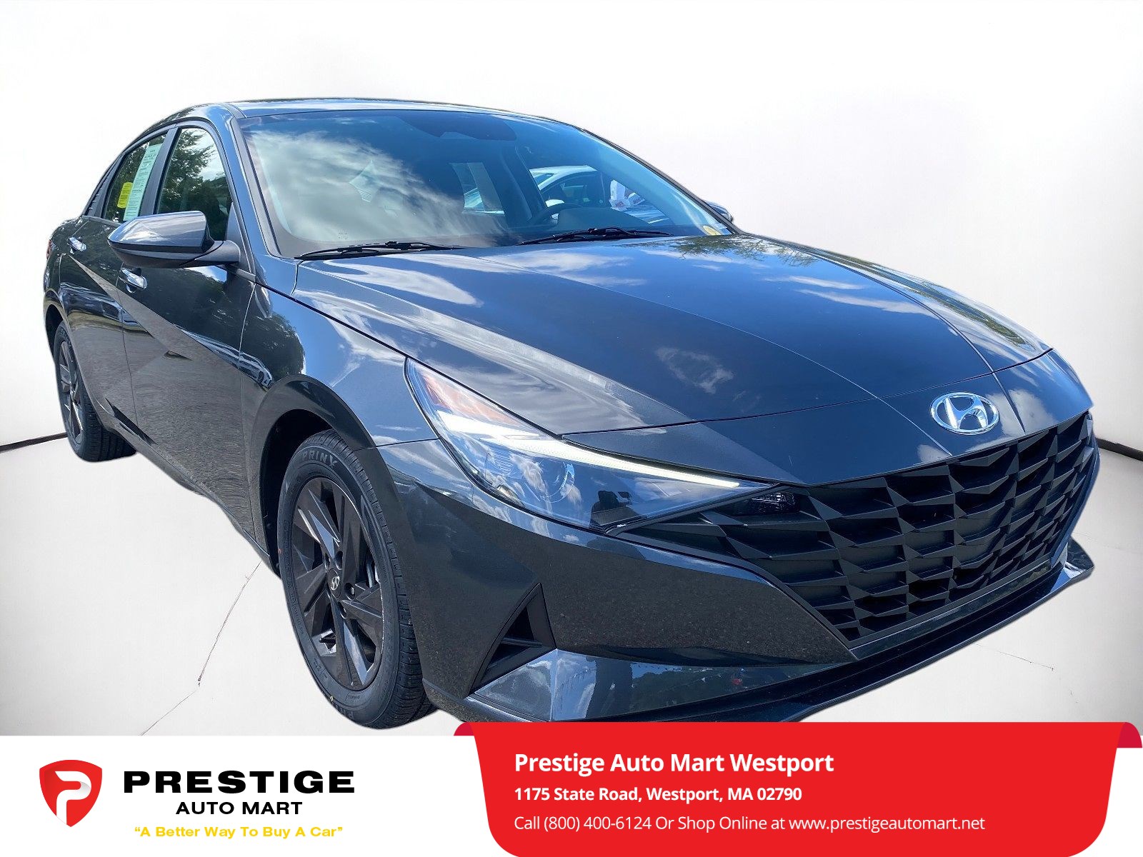 Used 2023 Hyundai Elantra SEL with VIN 5NPLM4AG8PH088765 for sale in Westport, MA