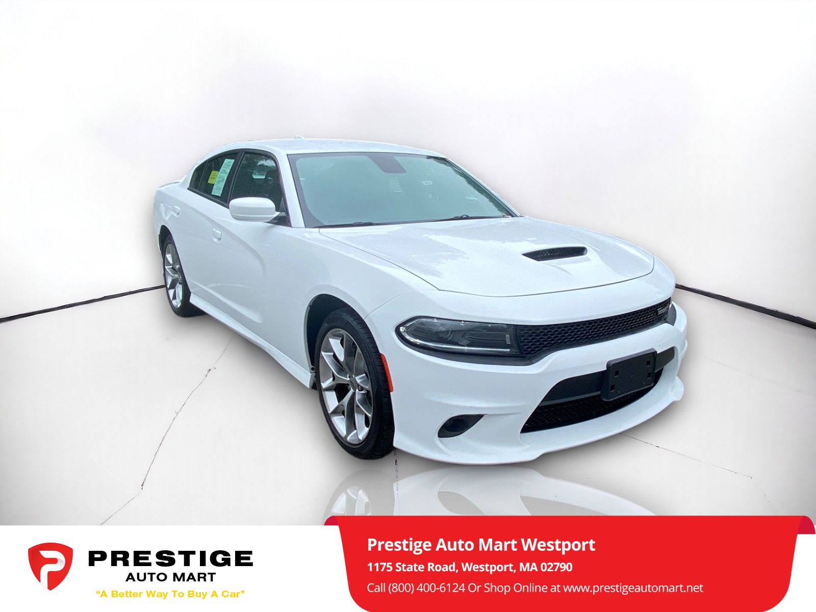 Used 2022 Dodge Charger GT with VIN 2C3CDXHG9NH125694 for sale in Westport, MA