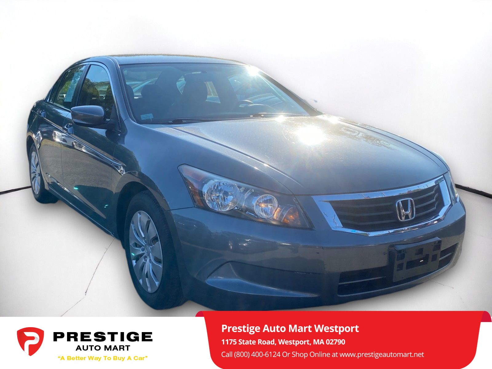 Used 2010 Honda Accord LX with VIN 1HGCP2F35AA156747 for sale in Westport, MA