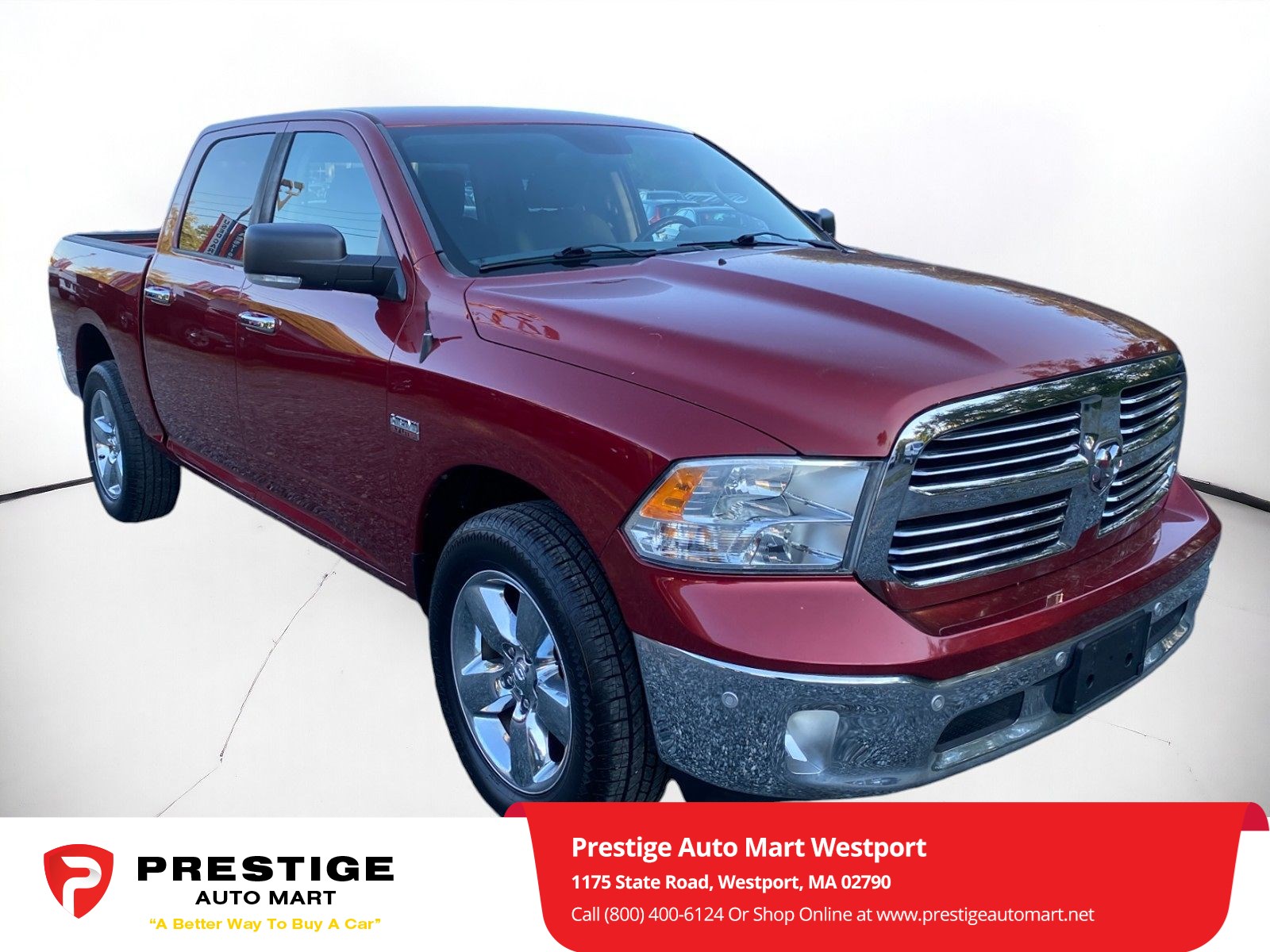 Used 2015 RAM Ram 1500 Pickup Big Horn/Lone Star with VIN 1C6RR7LT5FS665427 for sale in Westport, MA