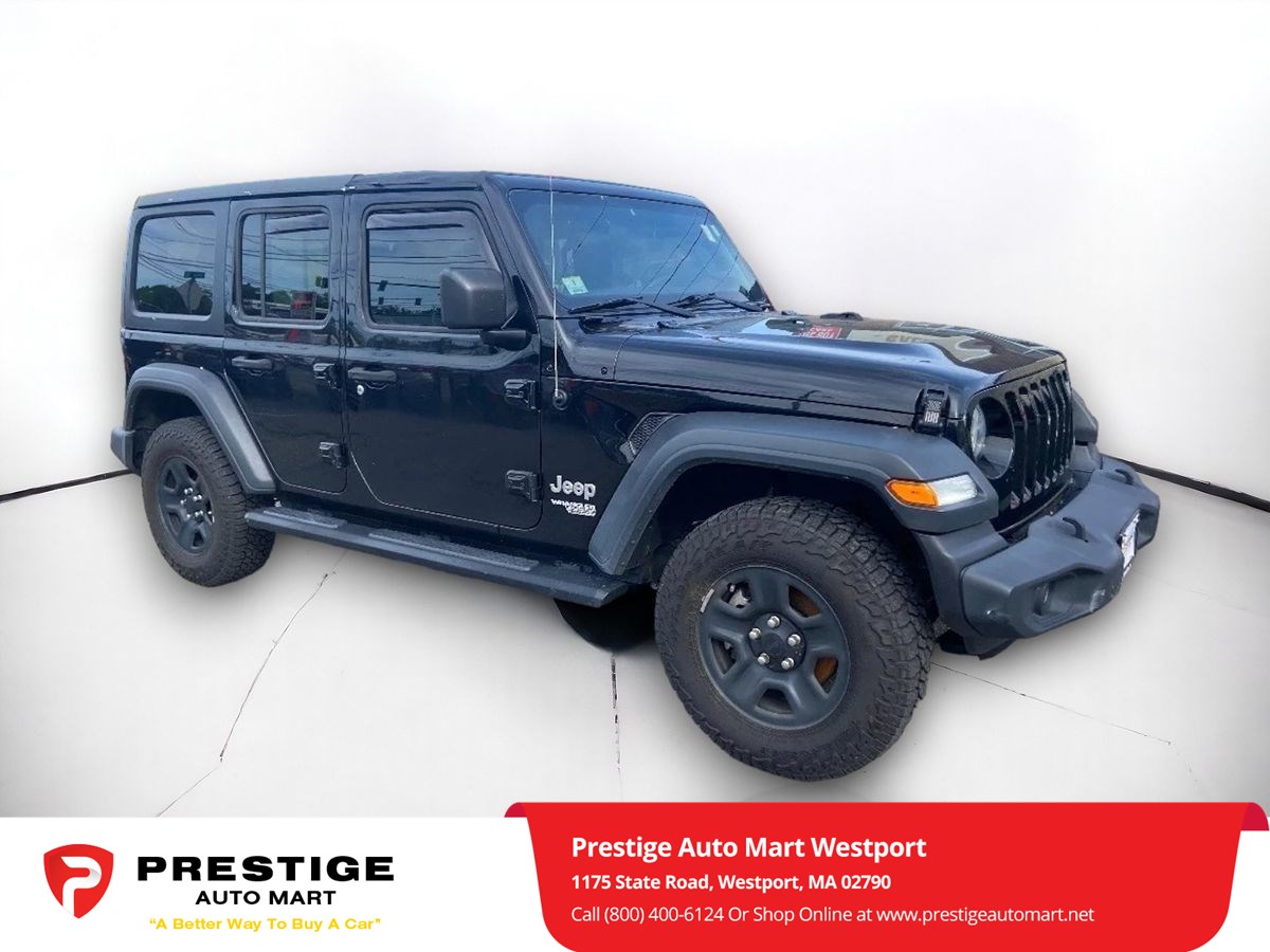 Used 2018 Jeep All-New Wrangler Unlimited Sport with VIN 1C4HJXDGXJW167934 for sale in Westport, MA