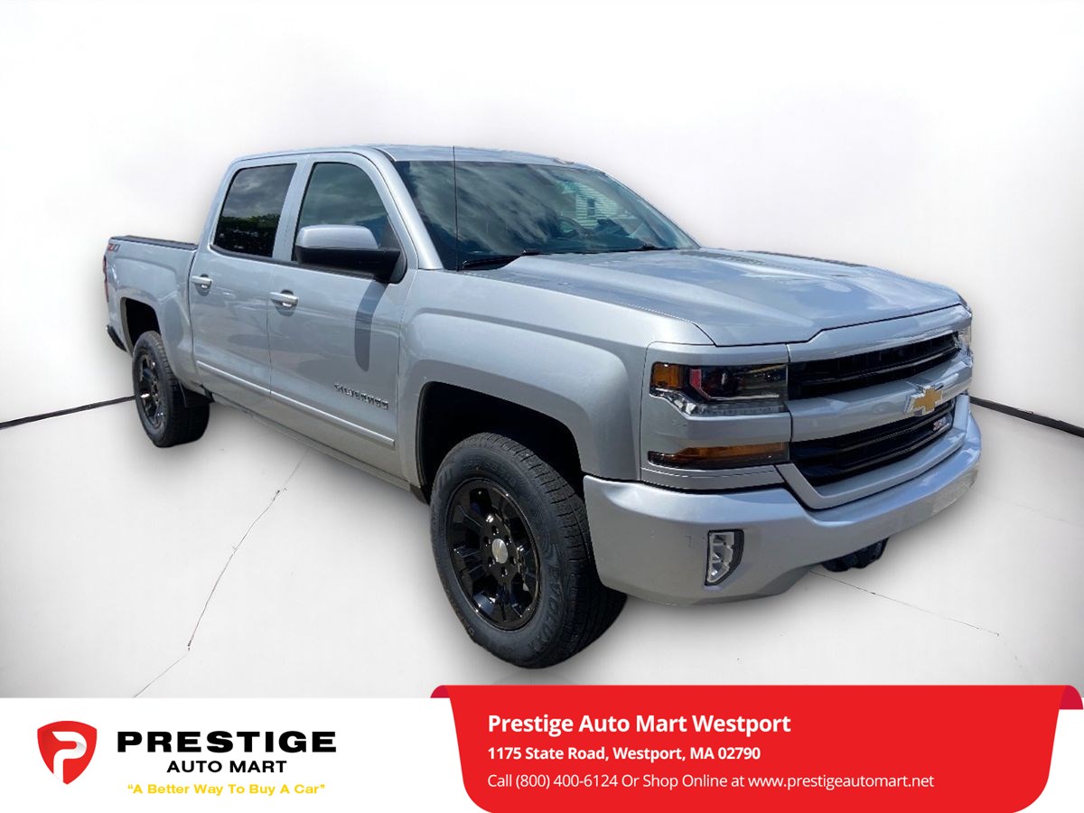 Used 2018 Chevrolet Silverado 1500 LT Z71 with VIN 3GCUKREC1JG644882 for sale in Westport, MA