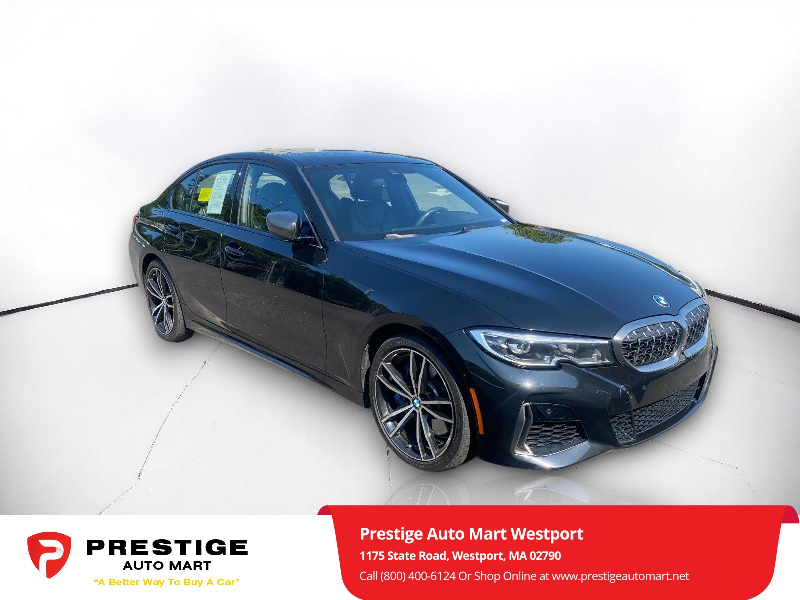 Used 2020 BMW 3 Series M340i with VIN WBA5U9C04LFH10210 for sale in Westport, MA