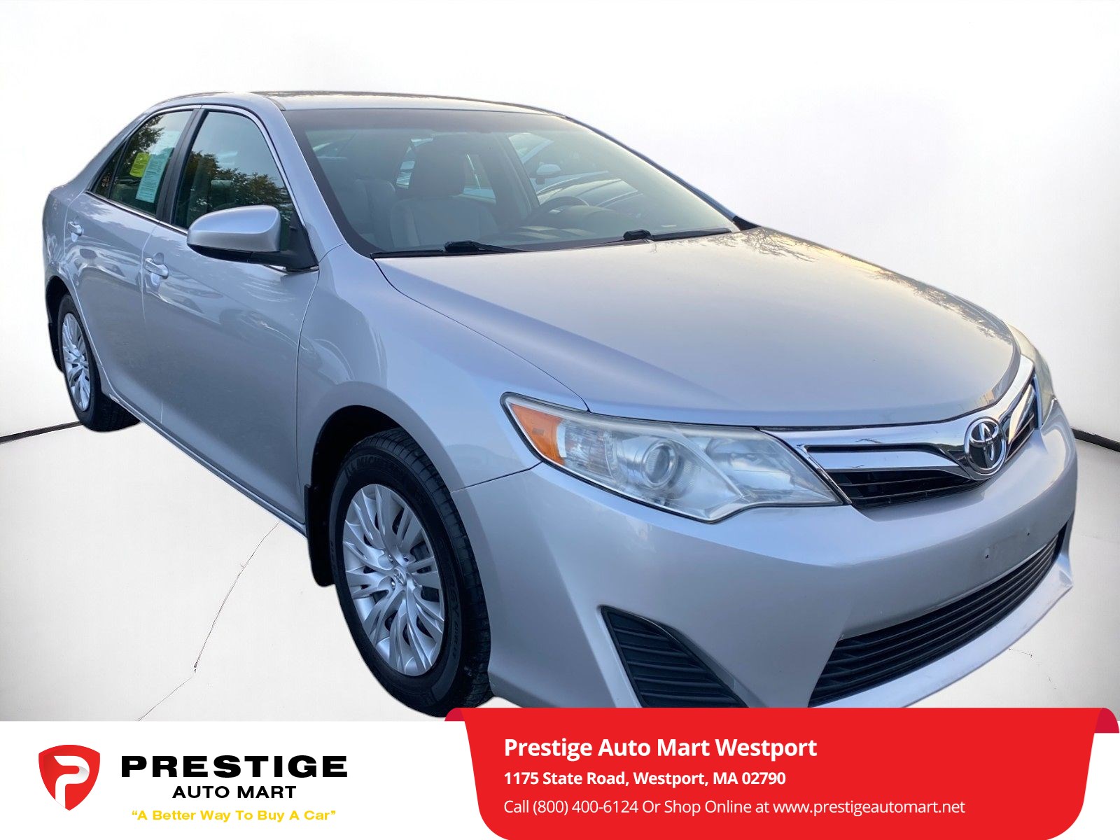 Used 2012 Toyota Camry LE with VIN 4T4BF1FK3CR230099 for sale in Westport, MA