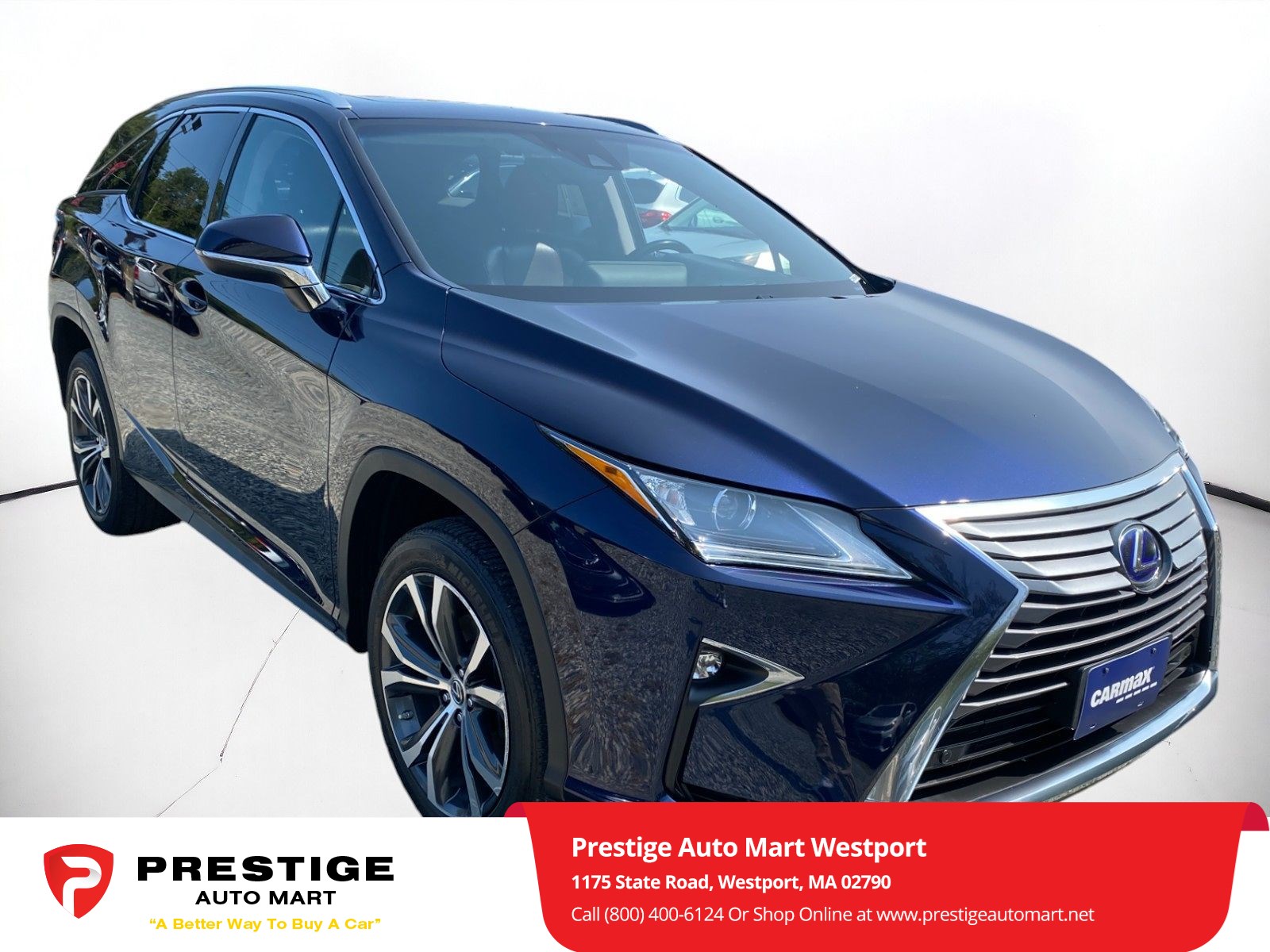 Used 2018 Lexus RX 450hL LUXURY with VIN JTJDGKCA0J2003934 for sale in Westport, MA