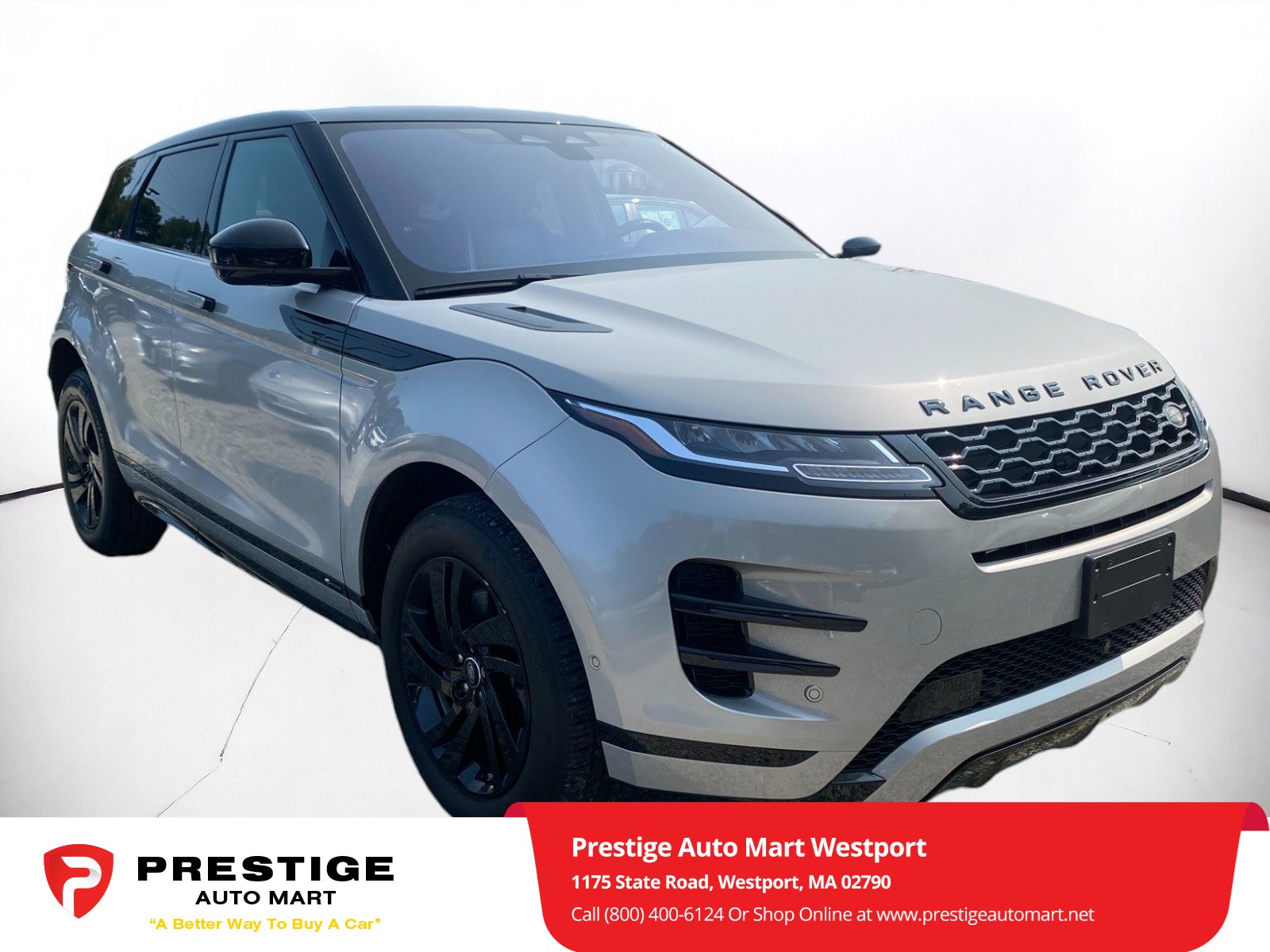 Used 2021 Land Rover Range Rover Evoque S with VIN SALZT2FX4MH124271 for sale in Westport, MA