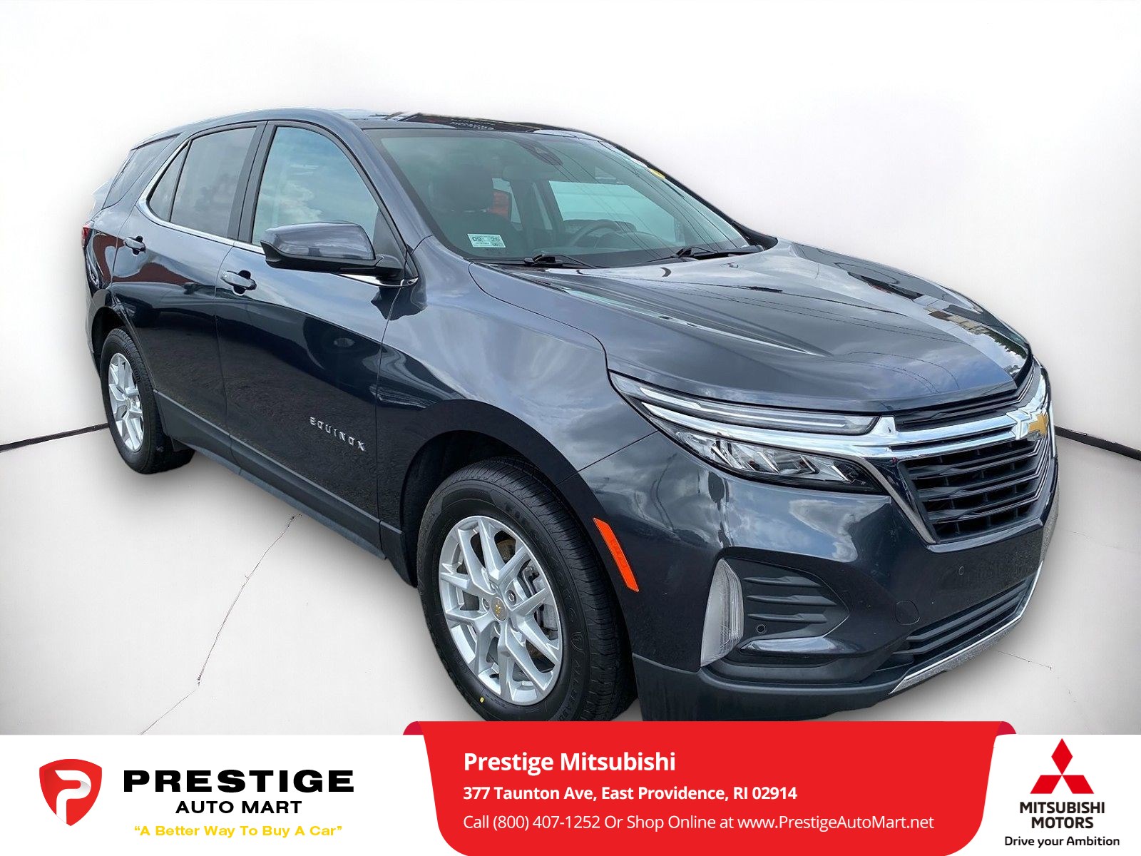 Used 2022 Chevrolet Equinox LT with VIN 2GNAXTEV4N6110190 for sale in East Providence, RI