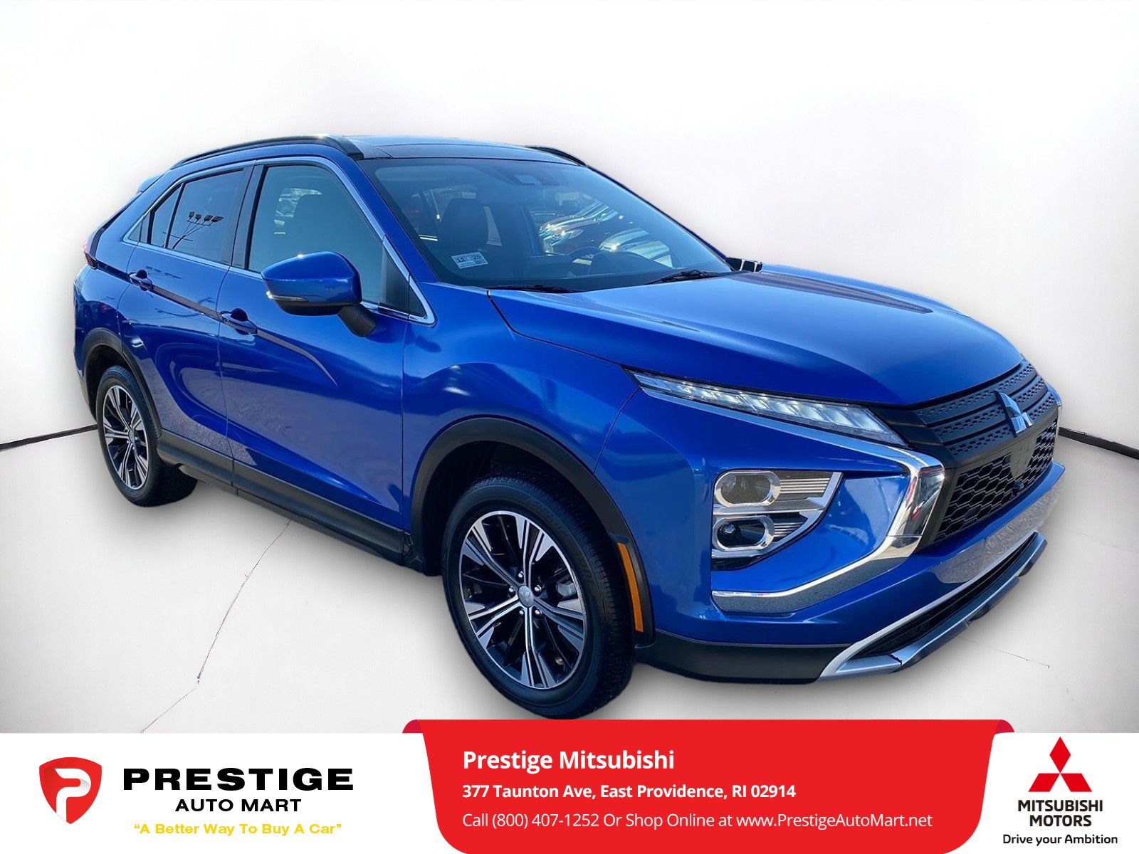 Used 2022 Mitsubishi Eclipse Cross SE with VIN JA4ASWAA9NZ050028 for sale in East Providence, RI