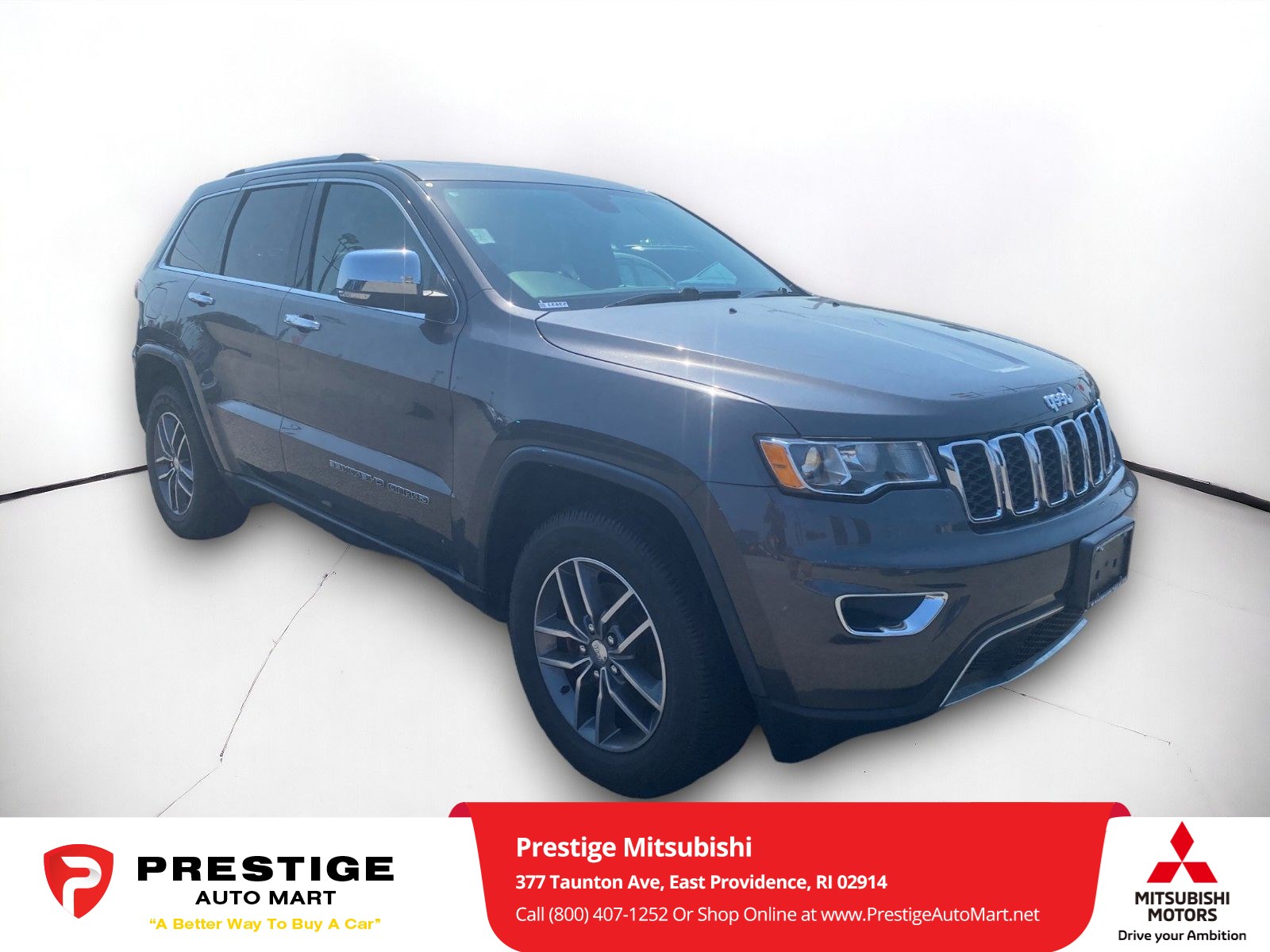 Used 2017 Jeep Grand Cherokee Limited with VIN 1C4RJFBG2HC699501 for sale in East Providence, RI