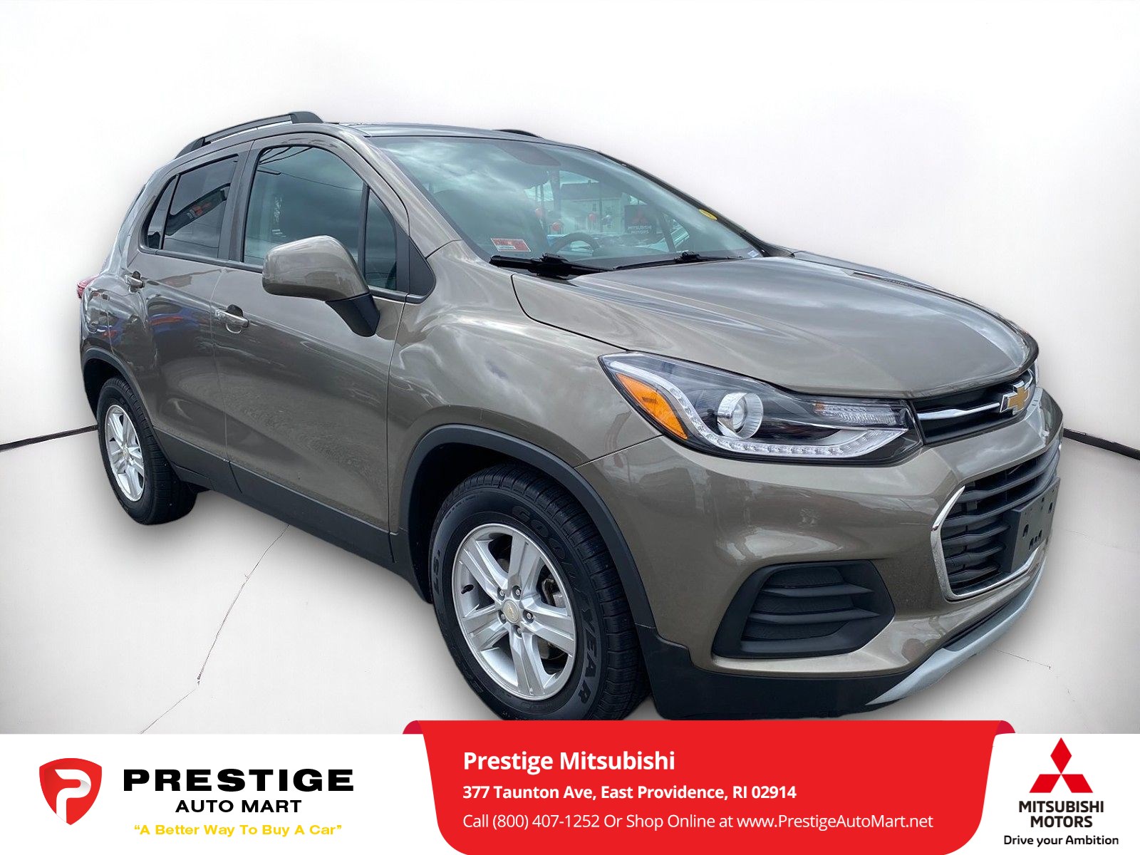 Used 2021 Chevrolet Trax LT with VIN KL7CJLSMXMB360931 for sale in East Providence, RI