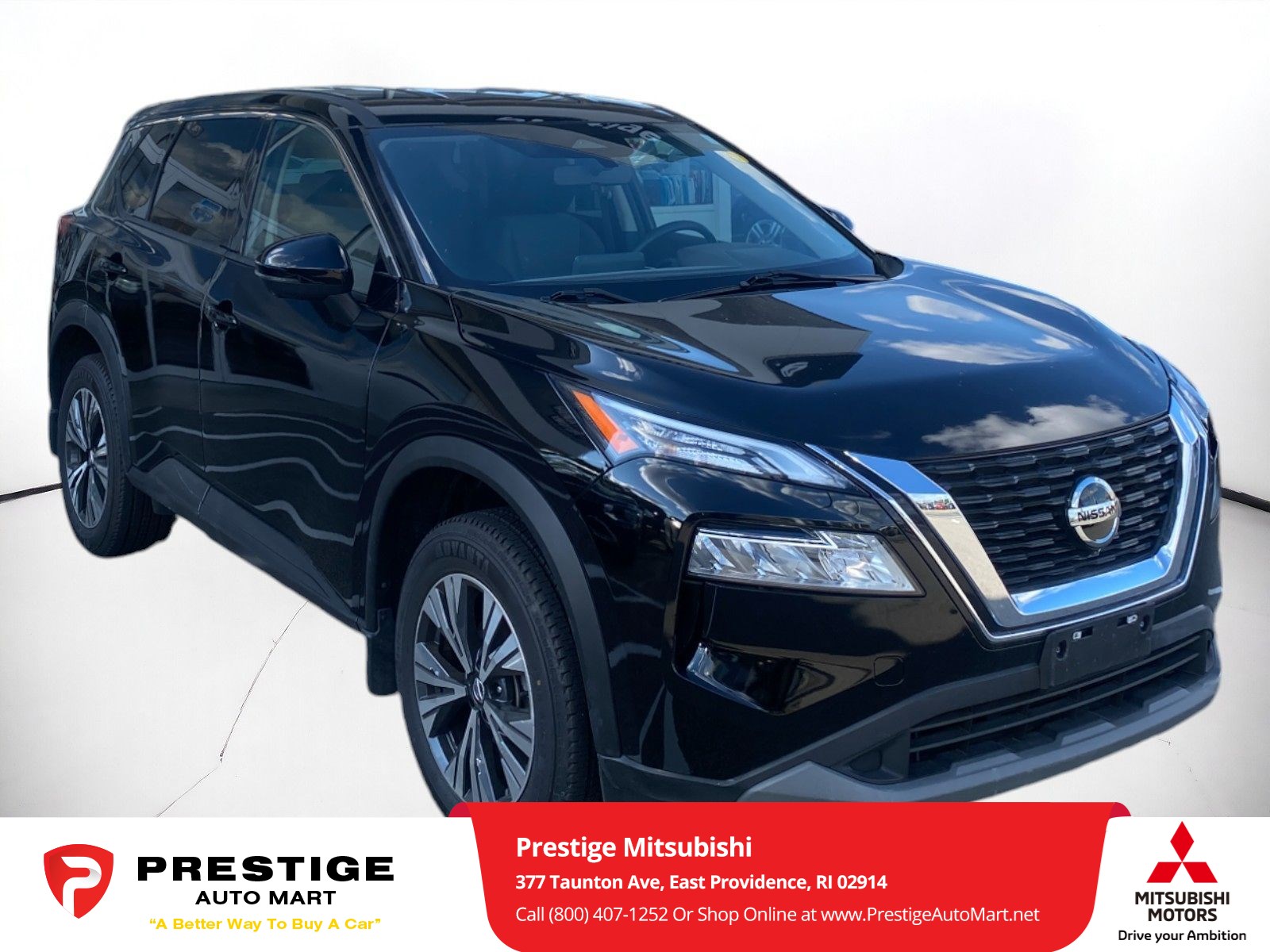 Used 2021 Nissan Rogue SV with VIN JN8AT3BB0MW204400 for sale in East Providence, RI