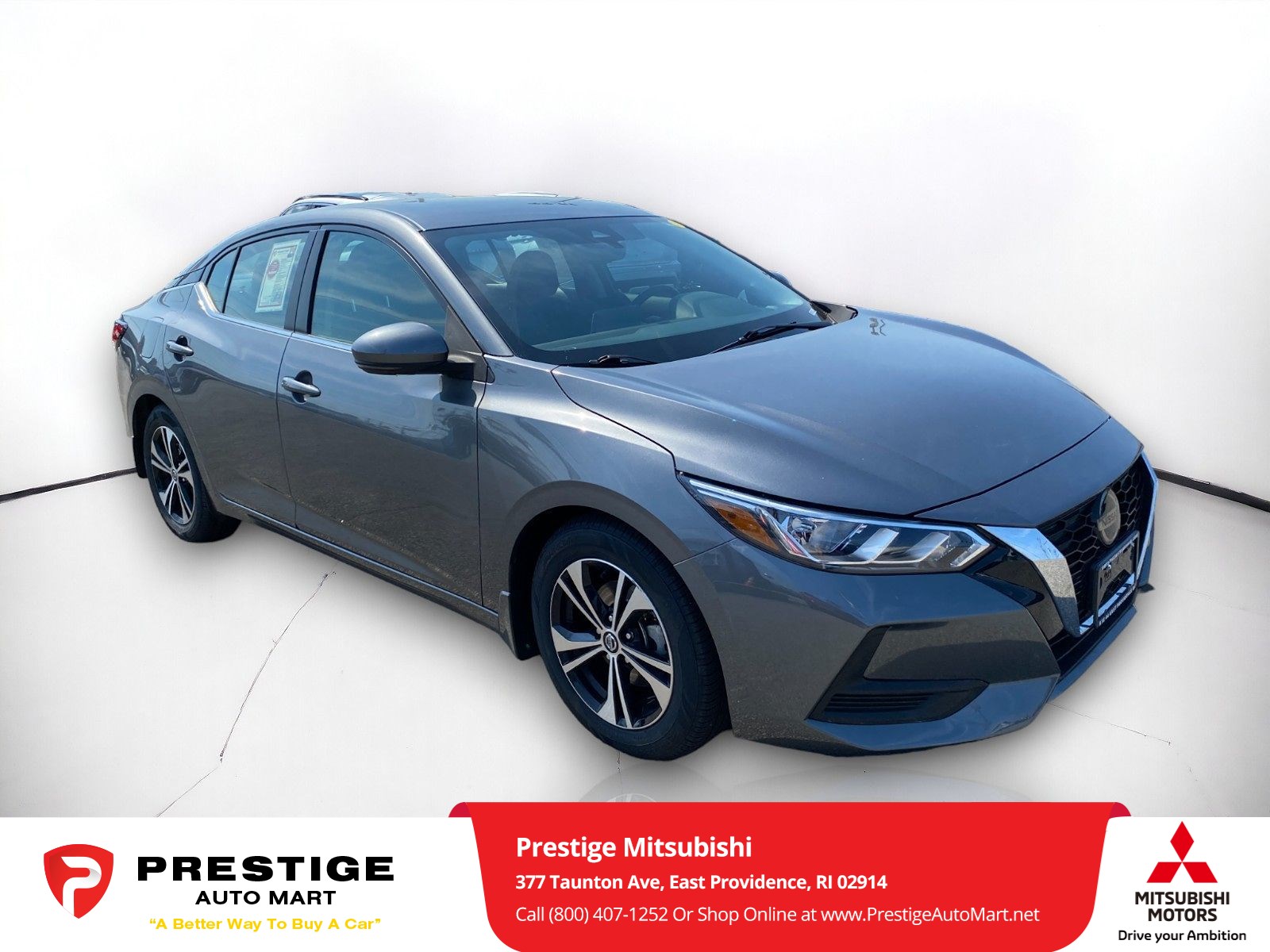 Used 2020 Nissan Sentra SV with VIN 3N1AB8CV0LY307430 for sale in East Providence, RI