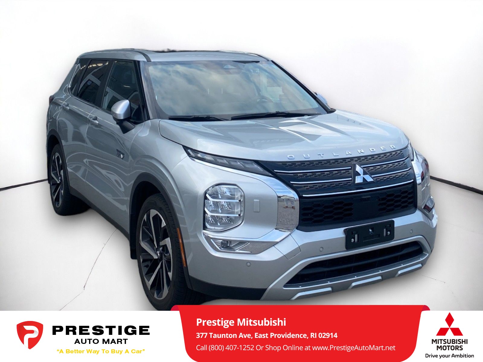 Used 2023 Mitsubishi Outlander Plug-In Hybrid SE with VIN JA4T5UA92PZ019913 for sale in East Providence, RI