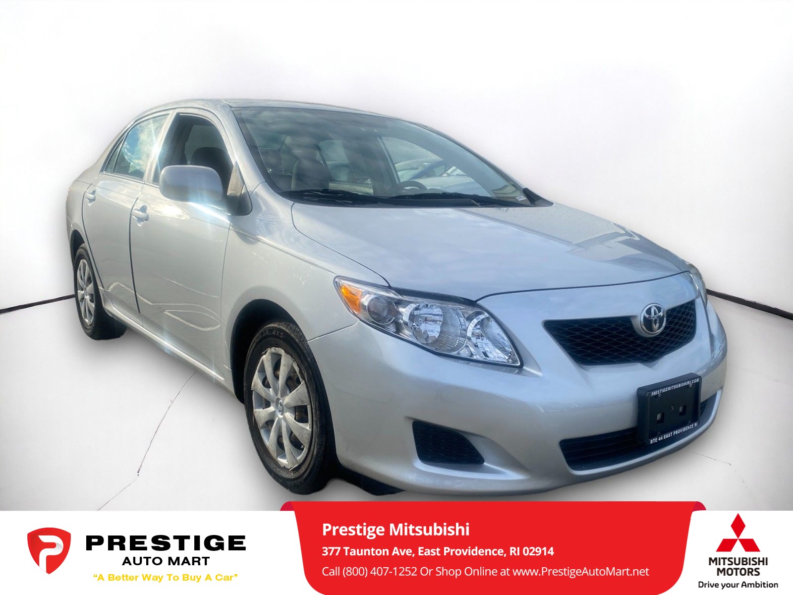 Used 2009 Toyota Corolla LE with VIN JTDBL40E29J003699 for sale in East Providence, RI