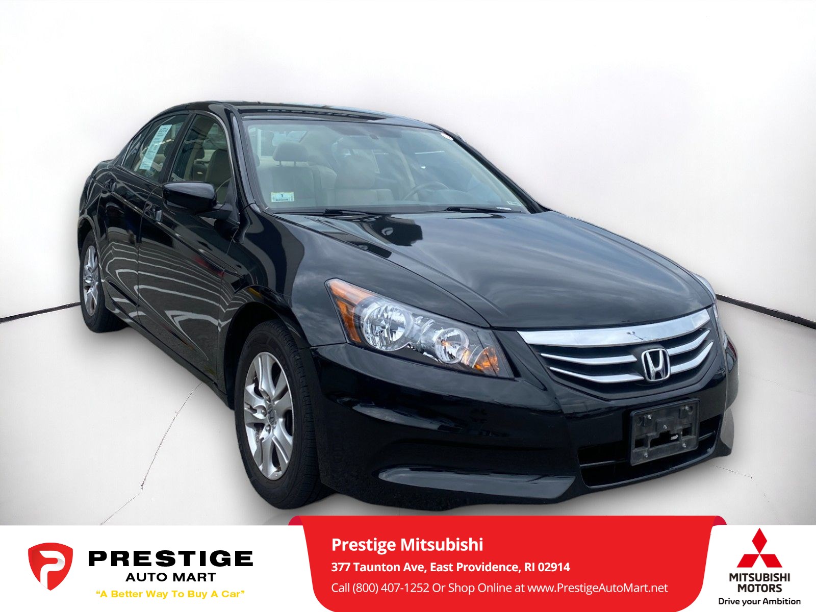 Used 2012 Honda Accord SE with VIN 1HGCP2F69CA050878 for sale in East Providence, RI