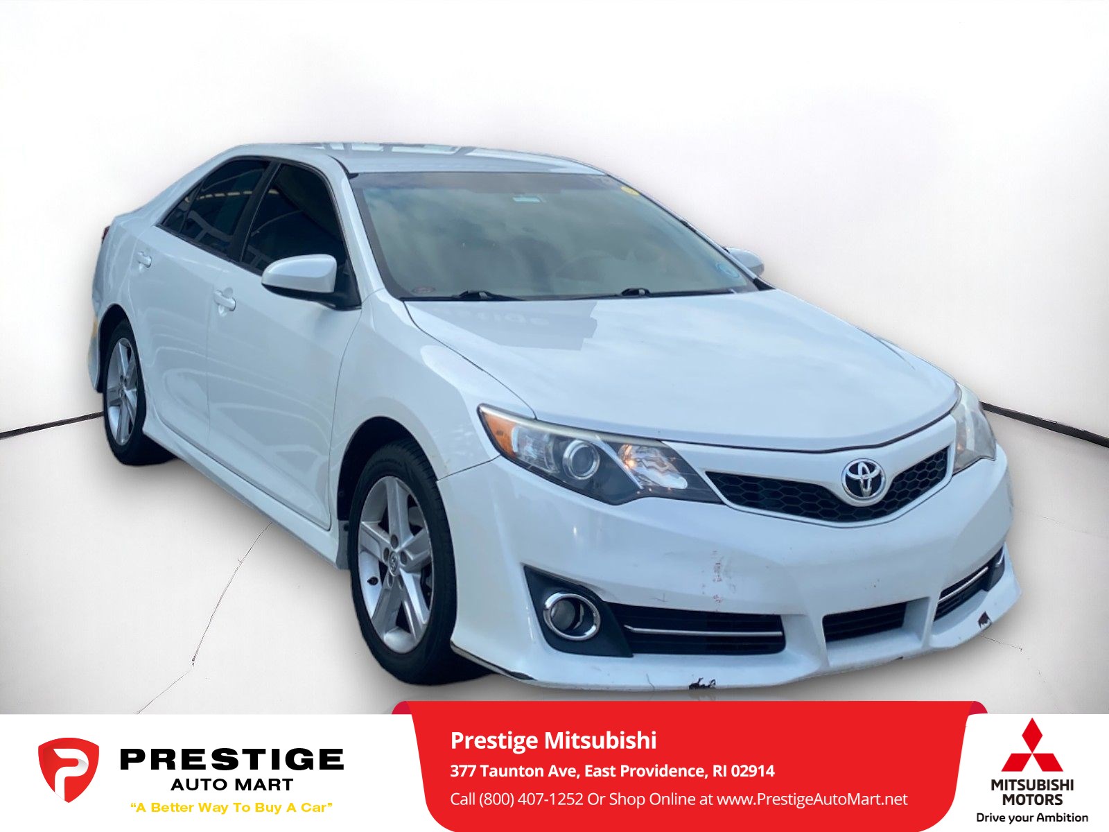 Used 2014 Toyota Camry SE with VIN 4T1BF1FKXEU404621 for sale in East Providence, RI