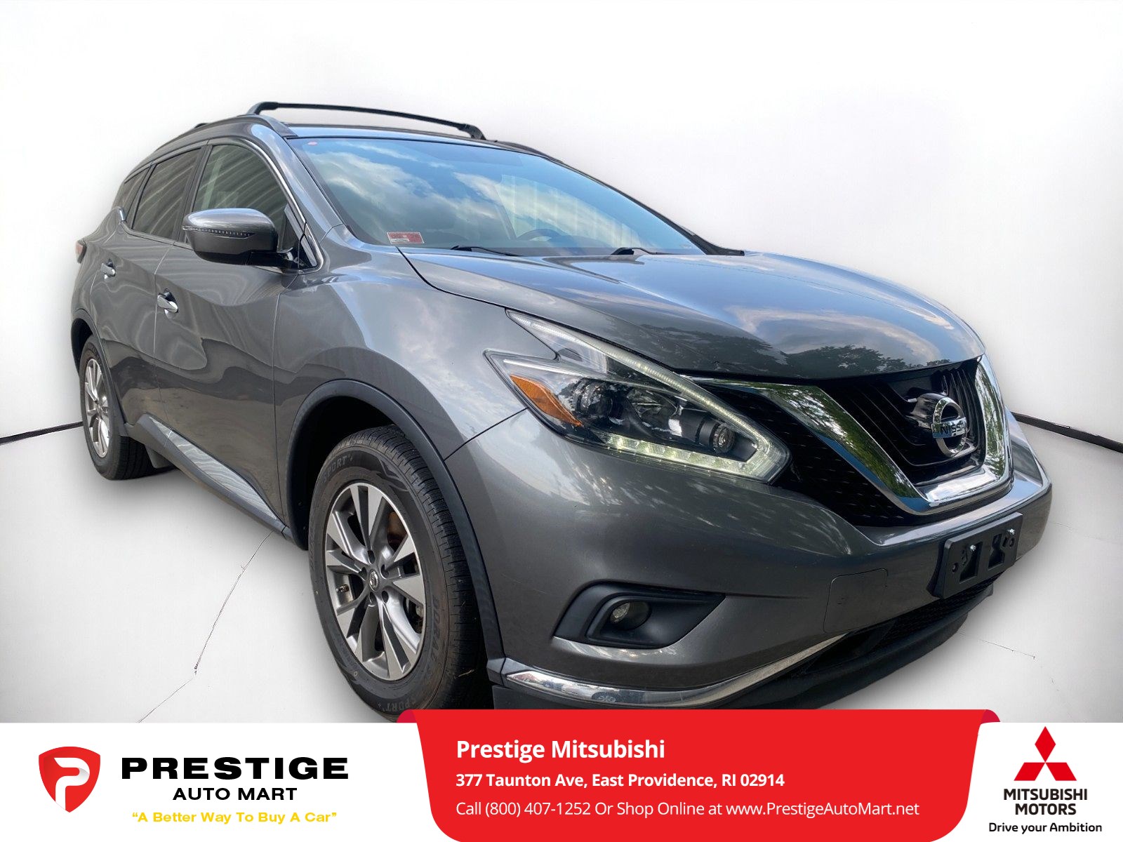 Used 2018 Nissan Murano SV with VIN 5N1AZ2MHXJN153975 for sale in East Providence, RI