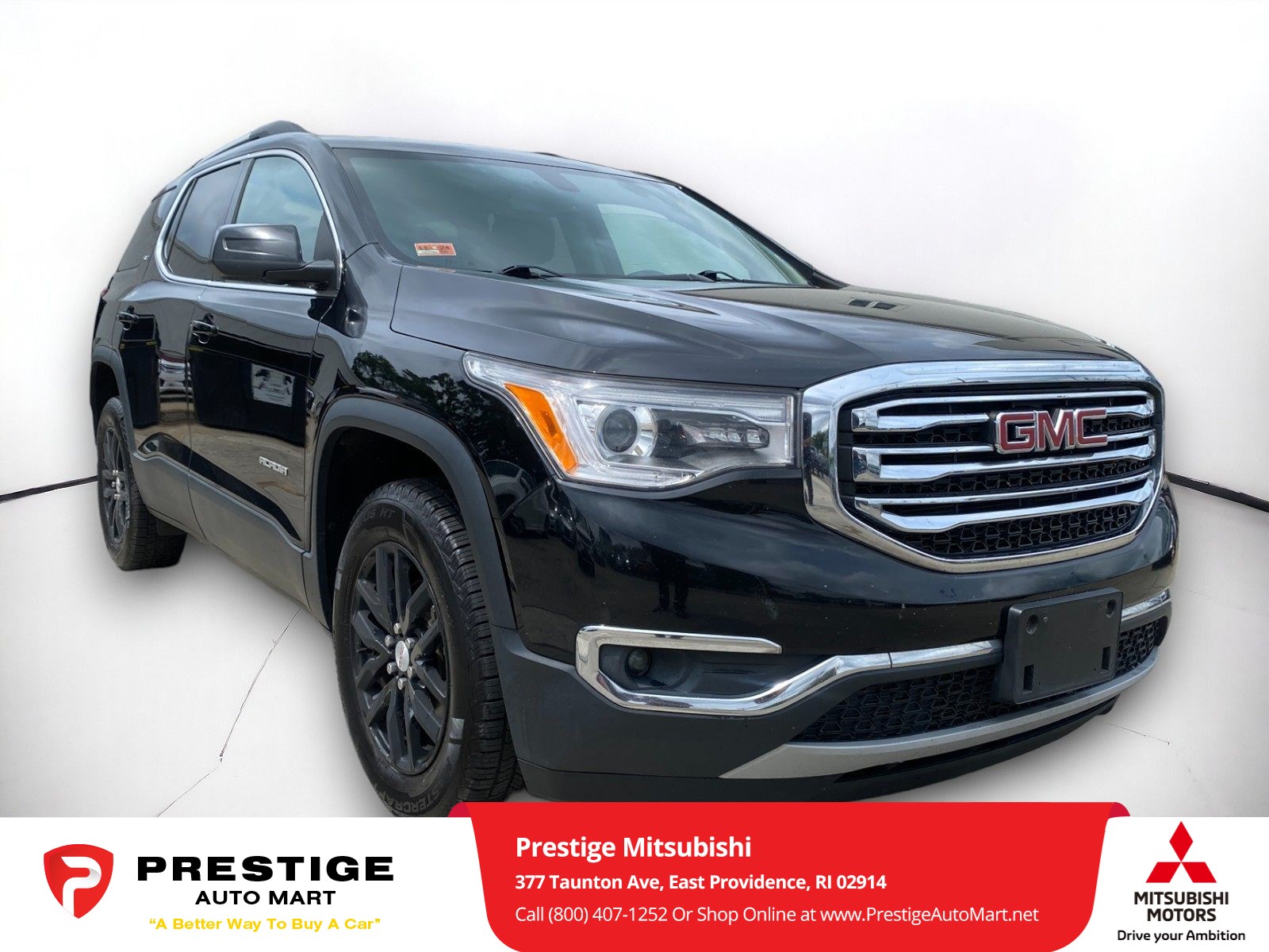 Used 2019 GMC Acadia SLT-1 with VIN 1GKKNULSXKZ192352 for sale in East Providence, RI