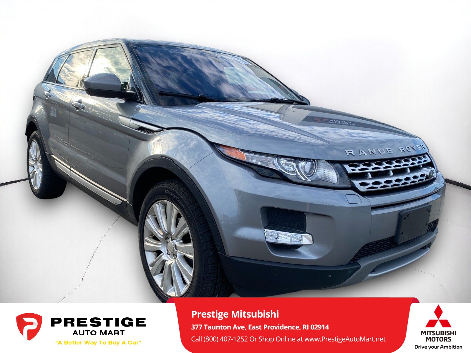 Used 2014 Land Rover Range Rover Evoque Pure with VIN SALVV2BG6EH885450 for sale in East Providence, RI