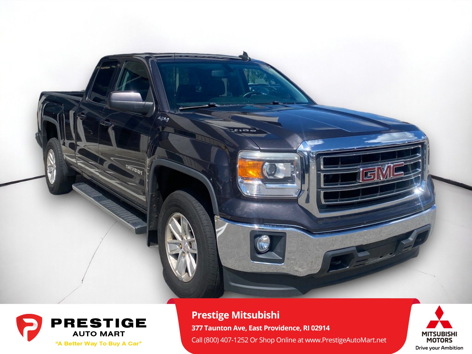 Used 2015 GMC Sierra 1500 SLE with VIN 1GTV2UEH4FZ240128 for sale in East Providence, RI