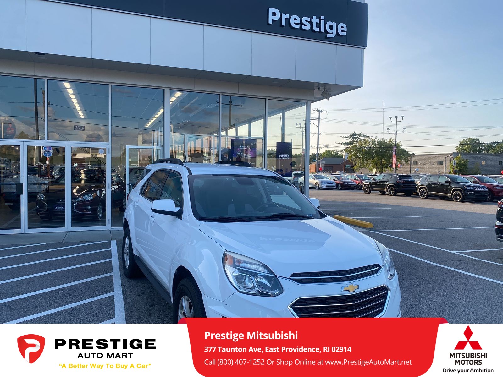 Used 2017 Chevrolet Equinox LT with VIN 2GNALCEK6H6352310 for sale in East Providence, RI