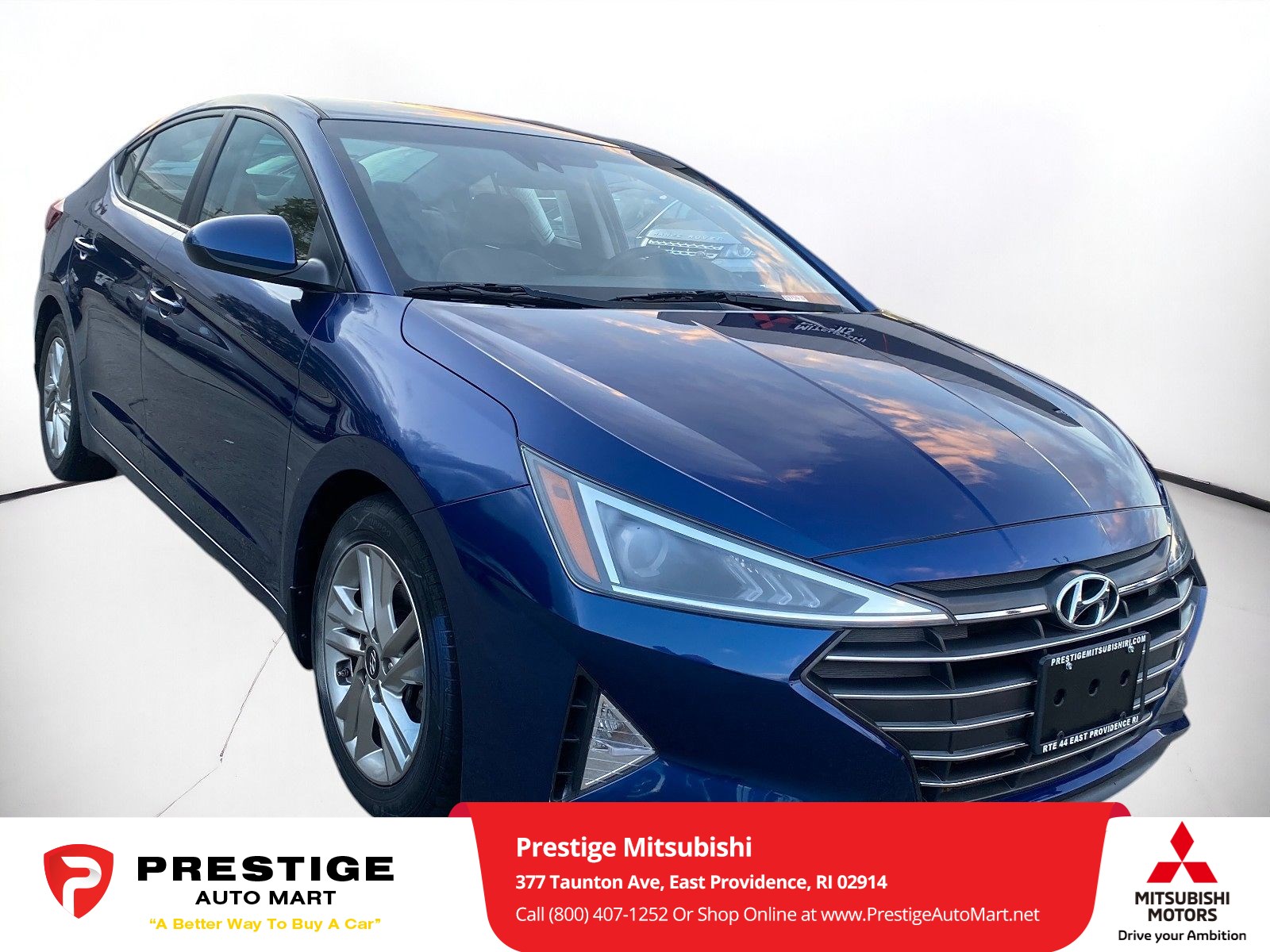 Used 2020 Hyundai Elantra SEL with VIN 5NPD84LF7LH504327 for sale in East Providence, RI