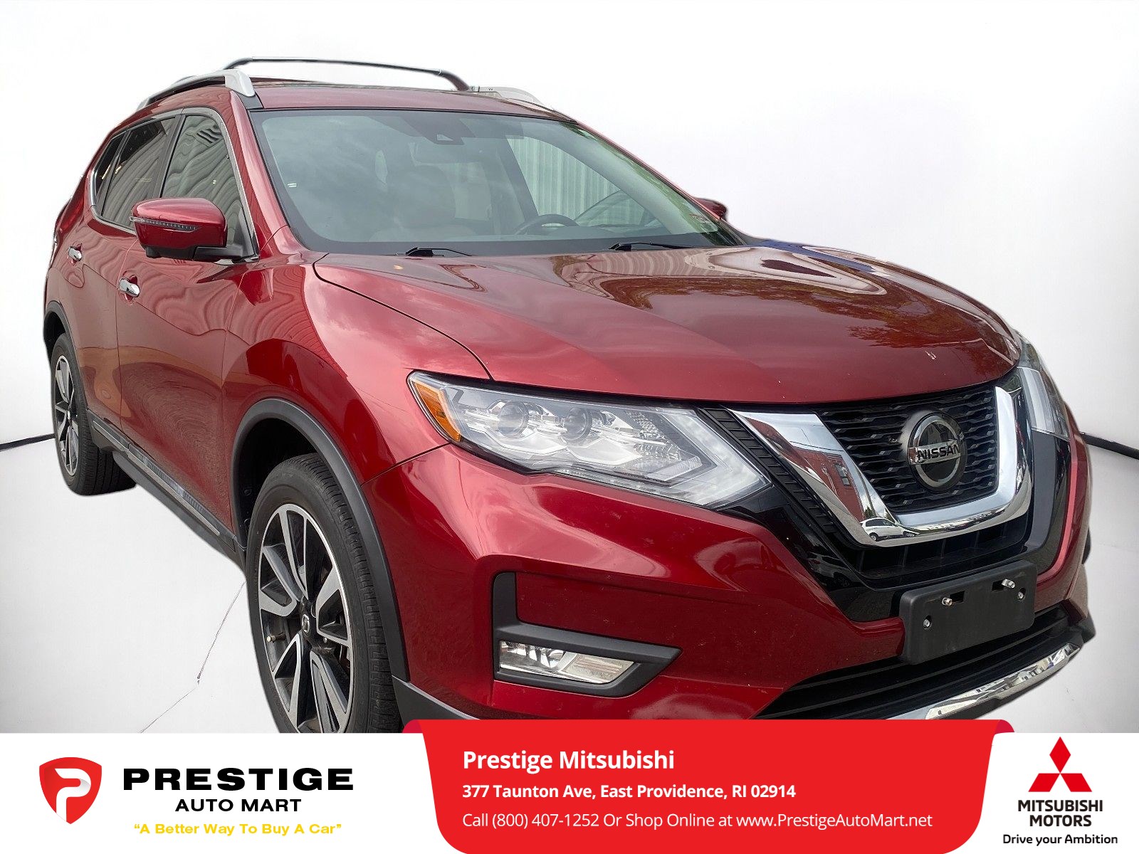 Used 2019 Nissan Rogue SL with VIN 5N1AT2MV5KC734353 for sale in East Providence, RI