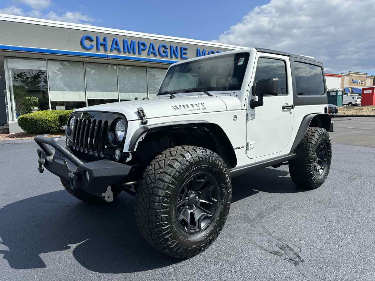 2017 Jeep Wrangler Willys Wheeler 6 speed Hardtop!