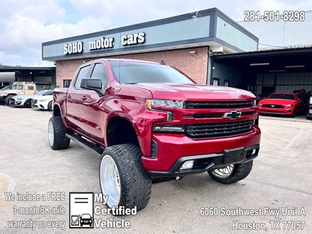 Certified Pre-Owned 2019 Chevrolet Silverado 1500 4WD Crew Cab 147" RST  Lifted Modified