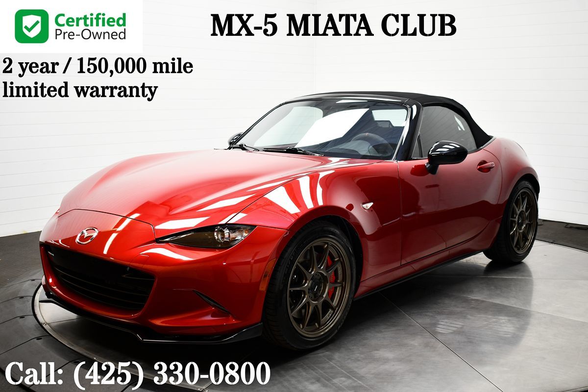 Certified Pre-Owned 2016 Mazda MX-5 Miata Club