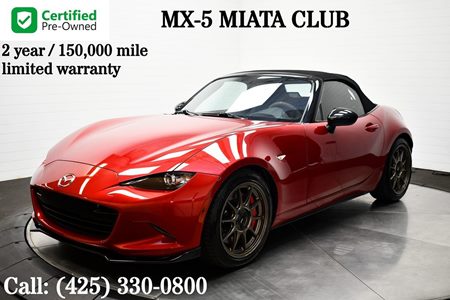 Certified Pre-Owned 2016 Mazda MX-5 Miata Club