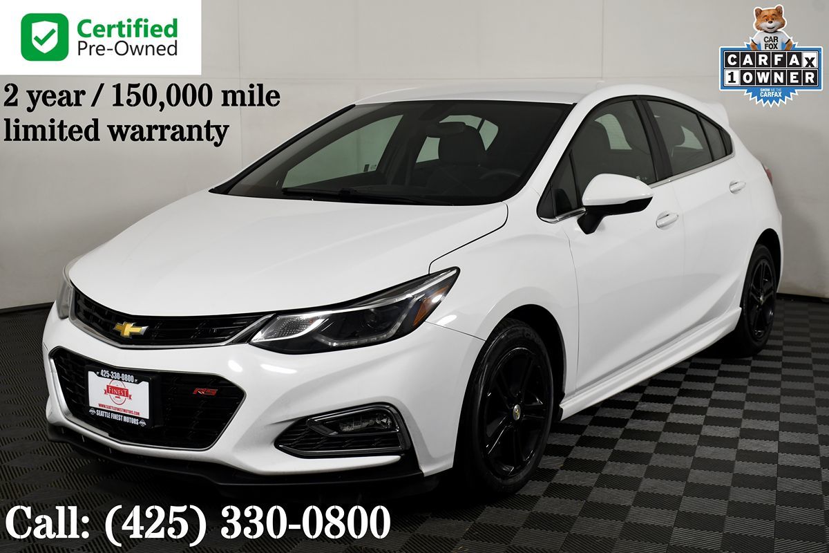 Certified Pre-Owned 2018 Chevrolet Cruze LT RS