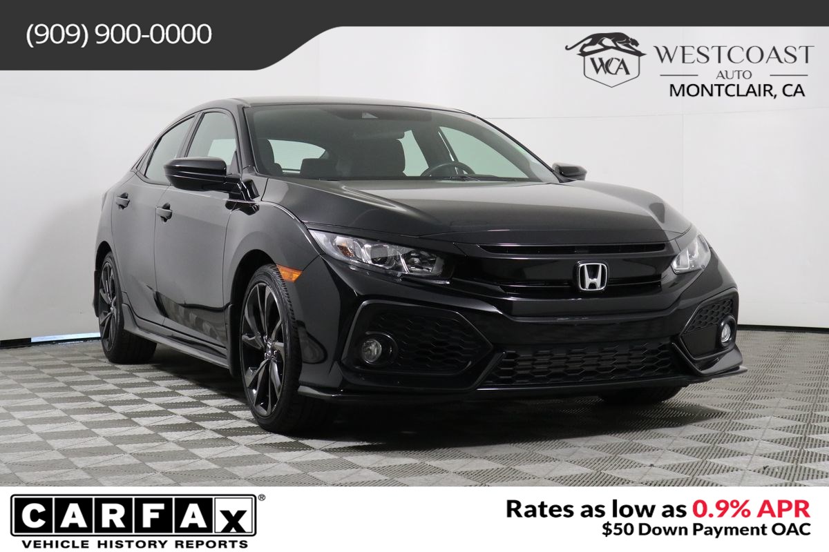 Sold 2019 Honda Civic Hatchback Sport In Montclair