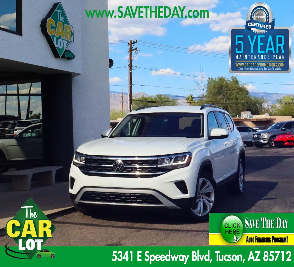 2021 Volkswagen Atlas 3.6L V6 SE w/Technology