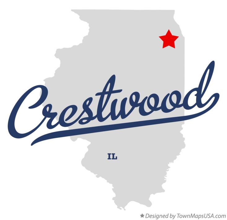 Crestwood IL Map