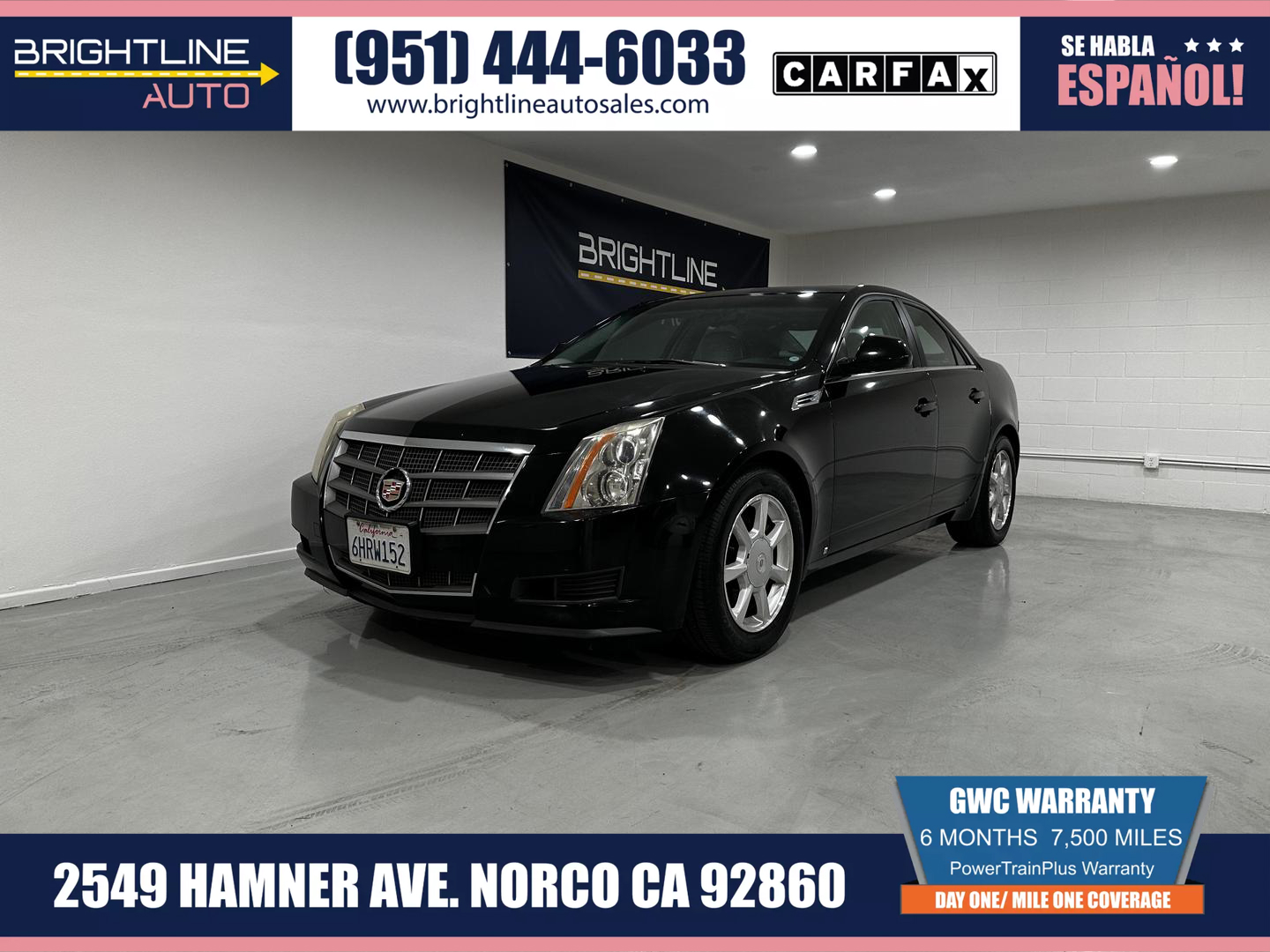 2009 Cadillac CTS RWD w/1SA