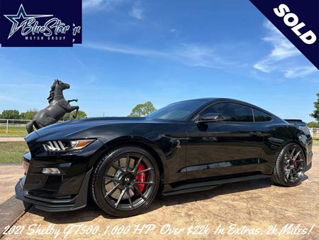 Sold 2021 Ford Mustang Shelby GT500