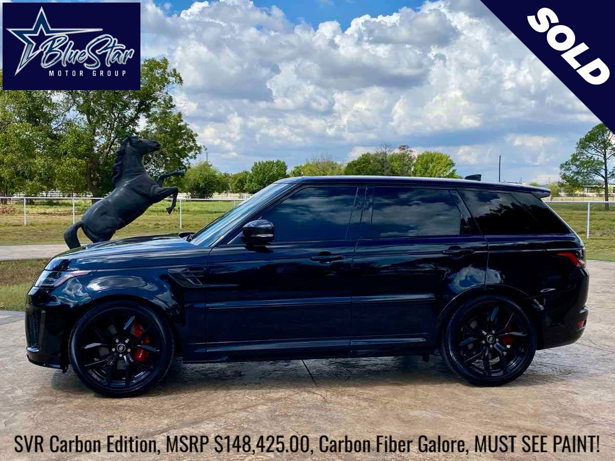 Sold 2022 Land Rover Range Rover Sport SVR Carbon Edition